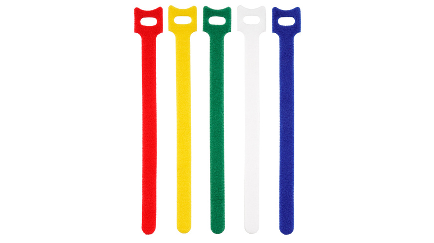 REV Ritter Klettband, 200 x12mm, 5 Stück, verschiedene Farben
