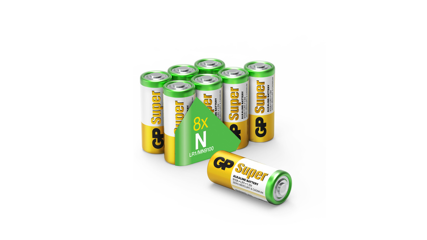 GP Super Alkaline N Lady Batterie 1,5V, 8 Stück