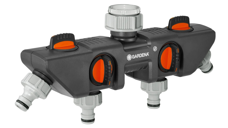 Gardena 4-Wege-Verteiler, 4x G 3/4"