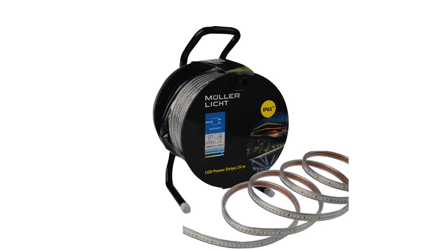 Müller Licht LED Power Stripe 25 m, 290 W, 1000 lm/m, IP65