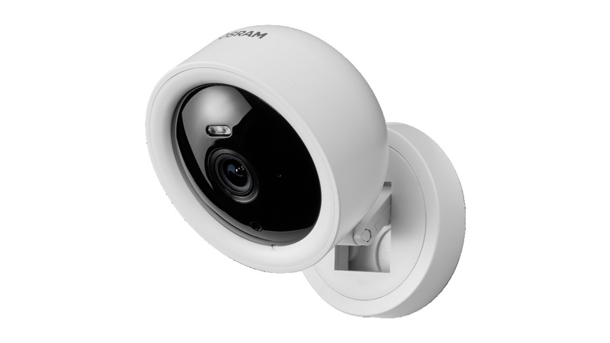 OSRAM SMART+ Smart Home WLAN-Überwachungskamera, Outdoor, 2K QHD, Weiß