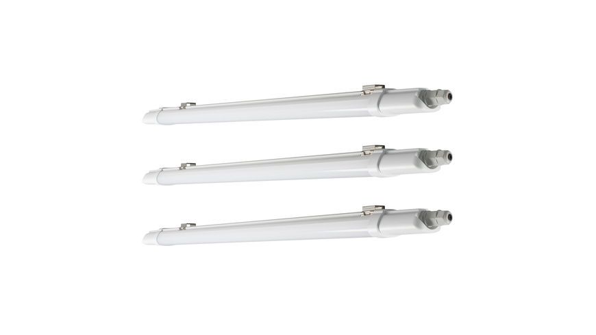 Osram 3er-Set Feuchtraumleuchte Submarine, 0.6M, 10W, 4000K, weiß