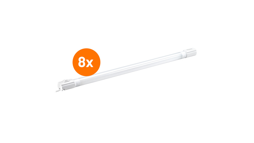 Osram 8er-Set TubeKIT LED 1200 mm, 19 W, 2090 lm, kaltweiß