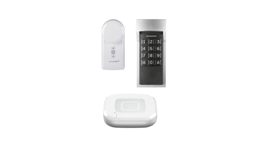 Homematic IP Smart Home Set Zutritt, Access Point 2, Keypad, Türschlossantrieb
