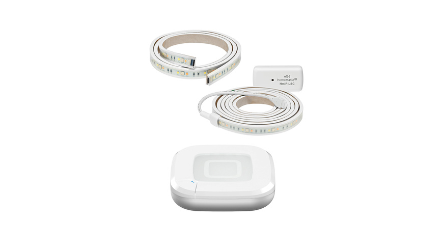 Homematic IP Smart Home Set Licht mit Access Point 2, Light Strip Set + Erweiterung