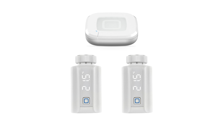 Homematic IP Smart Home Set Evo mit 1x Access Point, 2x Heizkörperthermostat – Evo, weiß