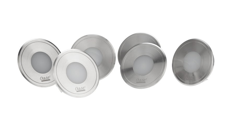 Oase Smart Home LunAqua Terra LED Set 6, warmweiß, Bodeneinbauleuchte, IP68