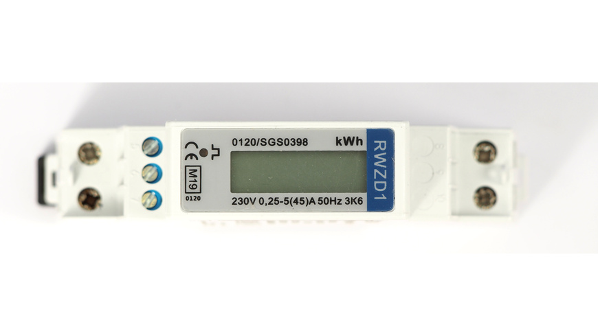 Geeichter Wechselstromzähler mit LC-Display