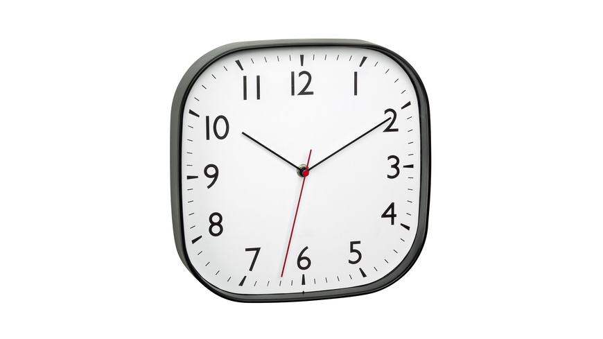 TFA Dostmann Analoge Wanduhr, Quarzuhrwerk