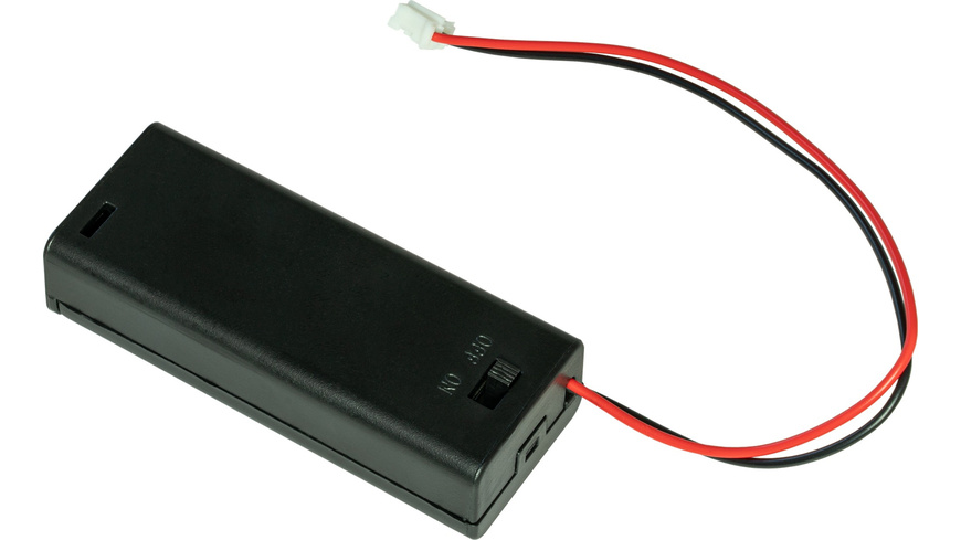 Joy-IT Batteriegehäuse für 2x AAA, mit Schalter