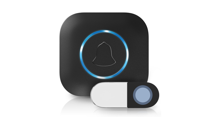 Heidemann Funklingel-Set Blackline, 1 Sender, 1 Empfänger