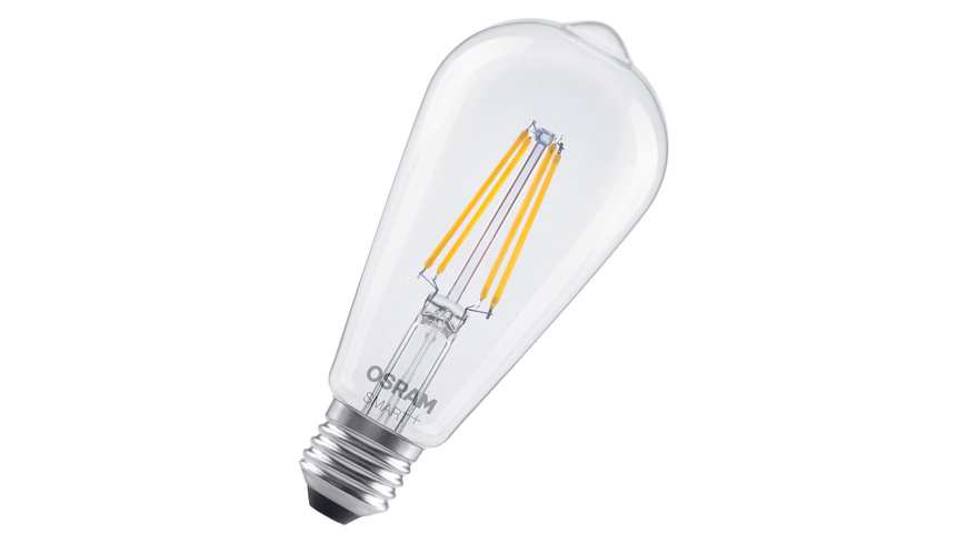OSRAM SMART+ Smart Home LED-Lampe E27, WLAN, dimmbar, IP20, Klar, 3er Pack