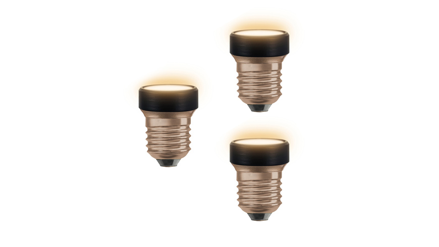 Osram Ultrakompakte Designlampe LED STAR FLAT 28, 3,5 W, 300 lm, E27, 2700 K, matt, 3er Set