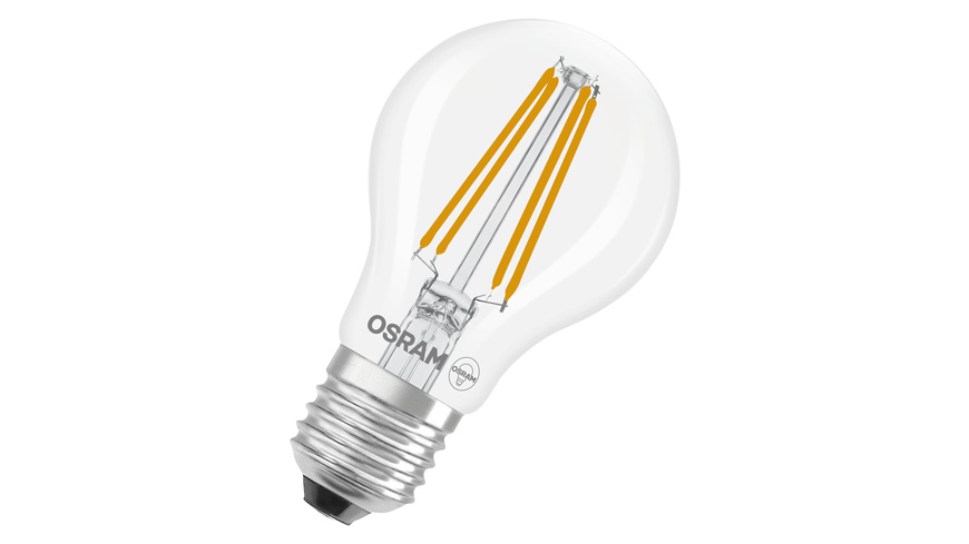 Osram LED Superstar Classic A 60 Filament, 5,9 W, 806 lm, E27, dimmbar, warmweiß, klar