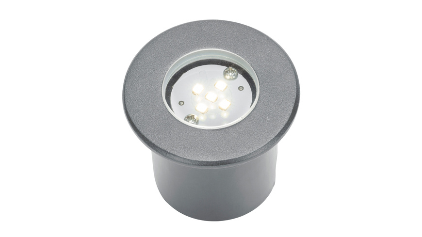Die Bold 24V-Garten Aluminium LED Bodenbauleuchte, DC 24 V, 1 W, 3000 K