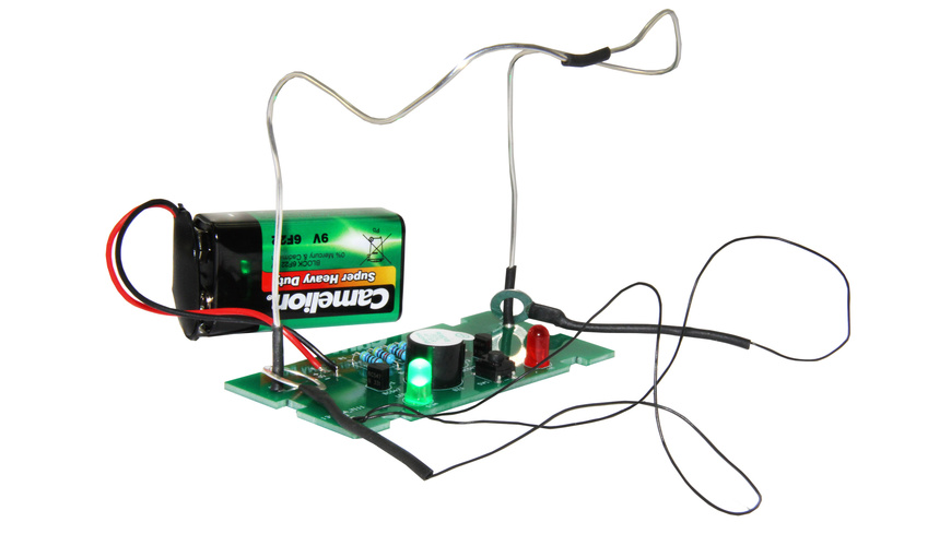 SOL-EXPERT Lötbausatz „Heißer Draht“, Geschicklichkeitsspiel mit Memory-Funktion