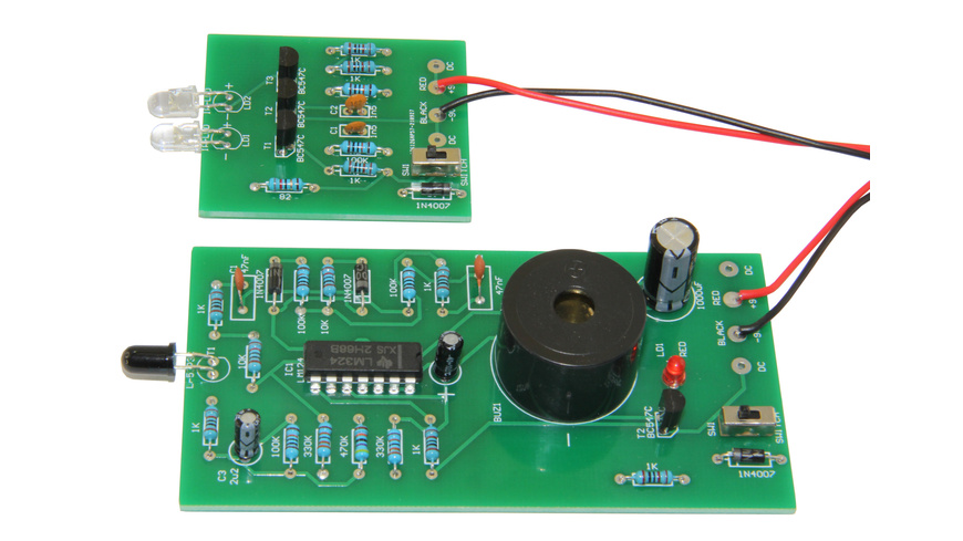 SOL-EXPERT Infrarot-Lichtschranke Lötbausatz, Sender-Empfänger-System
