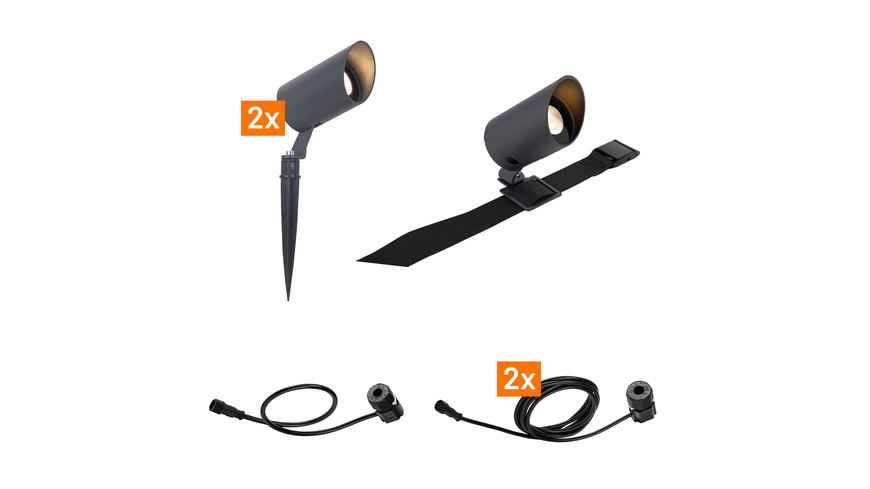 die Beste günstig Kaufen-Die Bold Erweiterungsset 24V-Garten Spot-Lights, 3 Spots. Die Bold Erweiterungsset 24V-Garten Spot-Lights, 3 Spots <![CDATA[Das Erweiterungsset 24V-Garten Spotlights ergänzt Ihr bestehendes Beleuchtungssystem um drei leistungsstarke LED-Strahler. Mit zwei