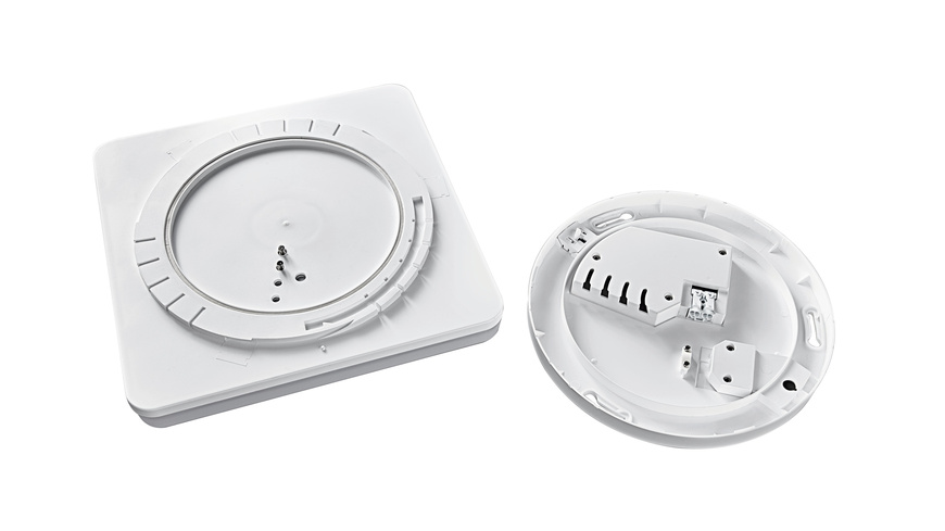 HEITRONIC 24-W-Sensor-LED-Wand-/Deckenleuchte Pronto mit HF-Bewegungsmelder, eck