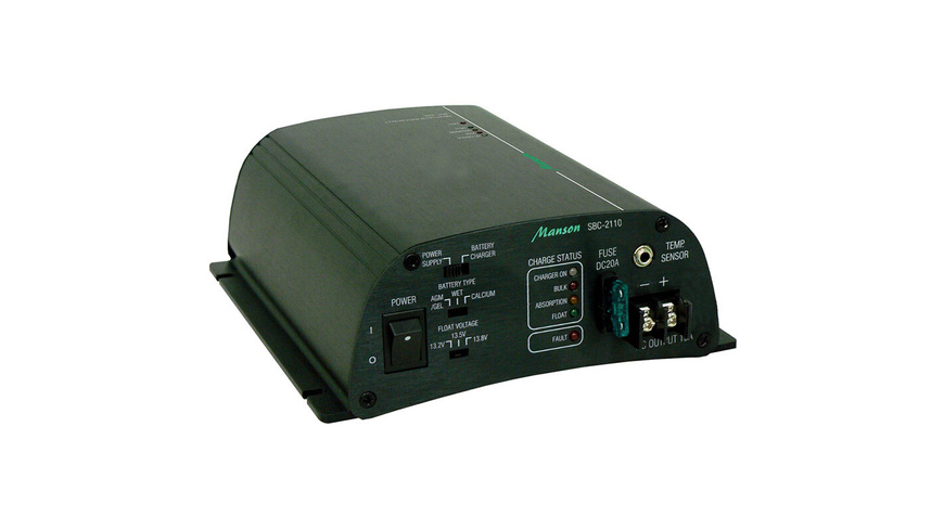 Manson 3-Stufen Ladegerät SBC-2110, für Blei-Akkus