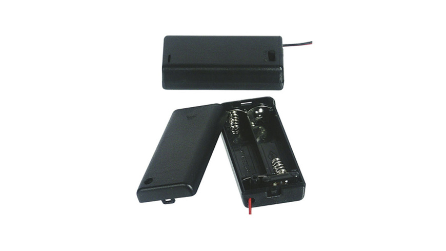 Batterie Passend günstig Kaufen-Batteriehalter für 2 x Mignon Batterie mit Anschlusskabel. Batteriehalter für 2 x Mignon Batterie mit Anschlusskabel <![CDATA[Batteriehalter passend für Zellen der Bauform: 2 x Mignon (AA)]]>. 