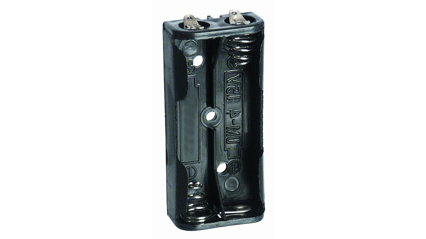 Batterie Passend günstig Kaufen-Batteriehalter für 2 x Micro  mit Lötfahne. Batteriehalter für 2 x Micro  mit Lötfahne <![CDATA[Batterien und Akkus zu kontaktieren,besonders in Eigenbaugeräten,ist oft ein Problem. Deshalb sind passende Batterie- und Akku-H