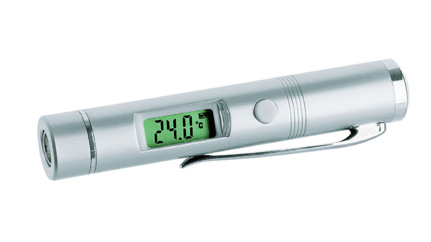 for HR günstig Kaufen-TFA IR-Thermometer Flash-Pen, -33 bis + 220°C. TFA IR-Thermometer Flash-Pen, -33 bis + 220°C <![CDATA[Kleines,leistungsfähiges Infrarot-Thermometer im Kugelschreiber-Format.]]>. 