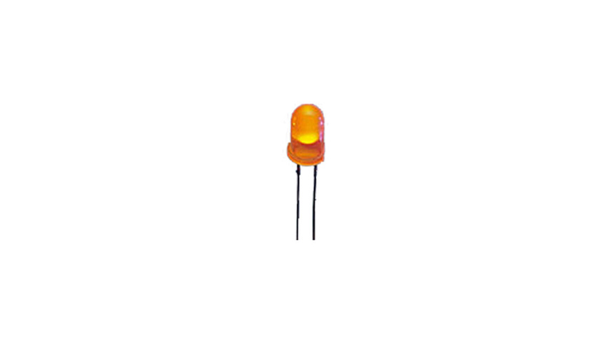 Superhelle 5 mm LED, Orange, 2.500 mcd. 10er-Pack