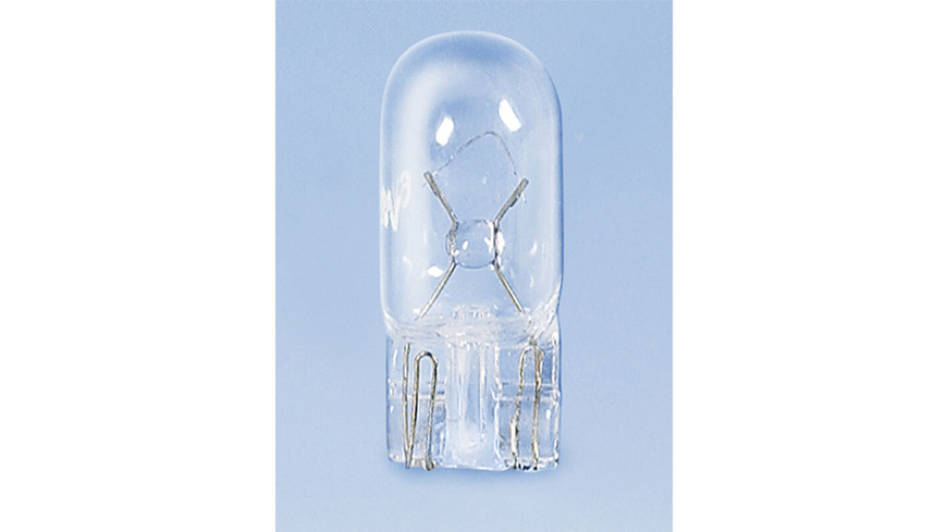 Barthelme Glassockellampe Sockel T10 W2,1x9,5d, 10,3 x 26,8 mm, 24-30 V