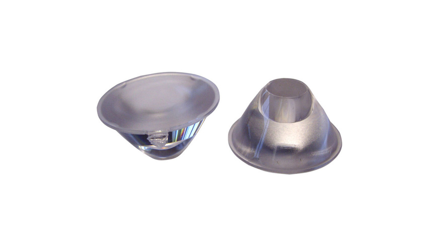 Optik für P7-LED-2-Elliptical, Abstrahlwinkel 45 x 15°, Durchmesser 30 mm