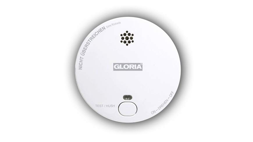 Rauchwarnmelder günstig Kaufen-GLORIA Stand-alone Rauchwarnmelder R-1, inkl. 9-V-Blockbatterie, 3 Jahre Herstellergarantie. GLORIA Stand-alone Rauchwarnmelder R-1, inkl. 9-V-Blockbatterie, 3 Jahre Herstellergarantie <![CDATA[Der optische Streulicht-Rauchwarnmelder GLORIA R-1 alarmiert 