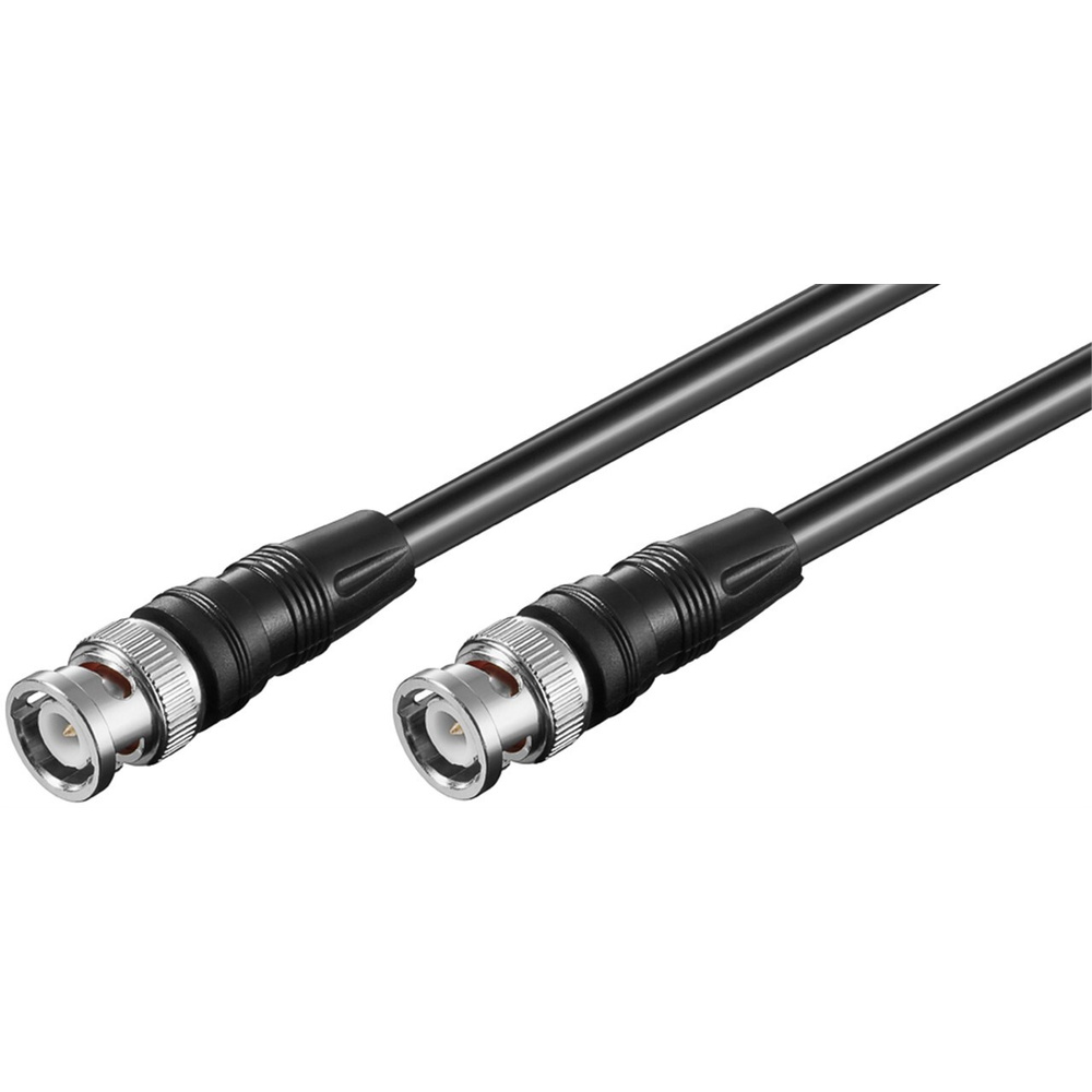 Goobay BNC-Kabel / BNC-Messkabel, Koax-Kabel, 3 m