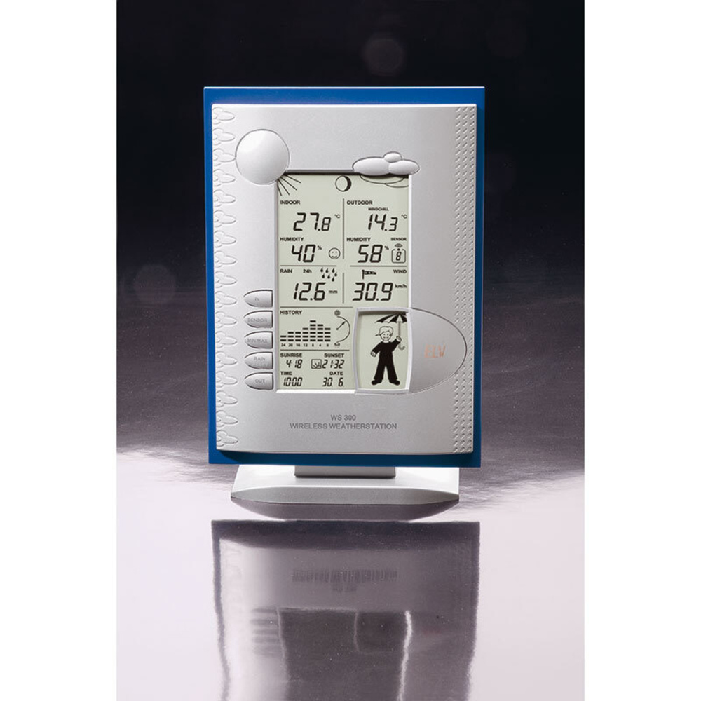eQ-3 Wetterstation WS 300 Erweiterungs-Gerät, Silber (ohne Sensor)
