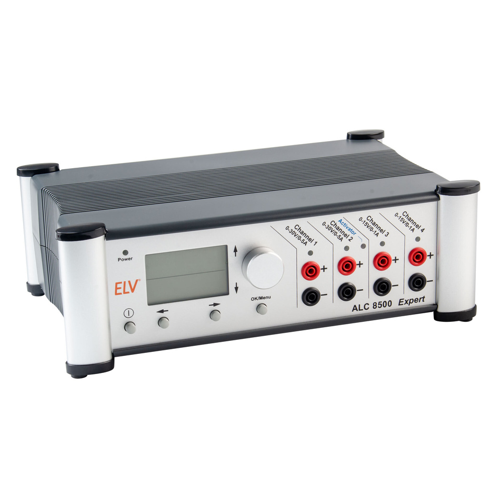 ELV Akku-Lade-Center ALC 8500-2 Expert (Software, Vierleiter-Ri-Messkabel, Temperaturfühler, USB)