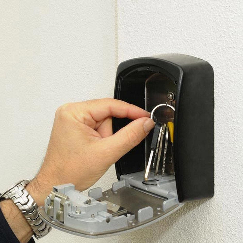 Master Lock Schlüsselsafe XL 5403EURD mit 4-stelligem Zahlenschloss, für bis zu 8 Schlüssel