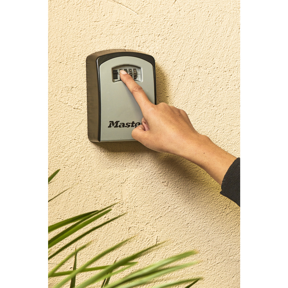 Master Lock Schlüsselsafe XL 5403EURD mit 4-stelligem Zahlenschloss, für bis zu 8 Schlüssel