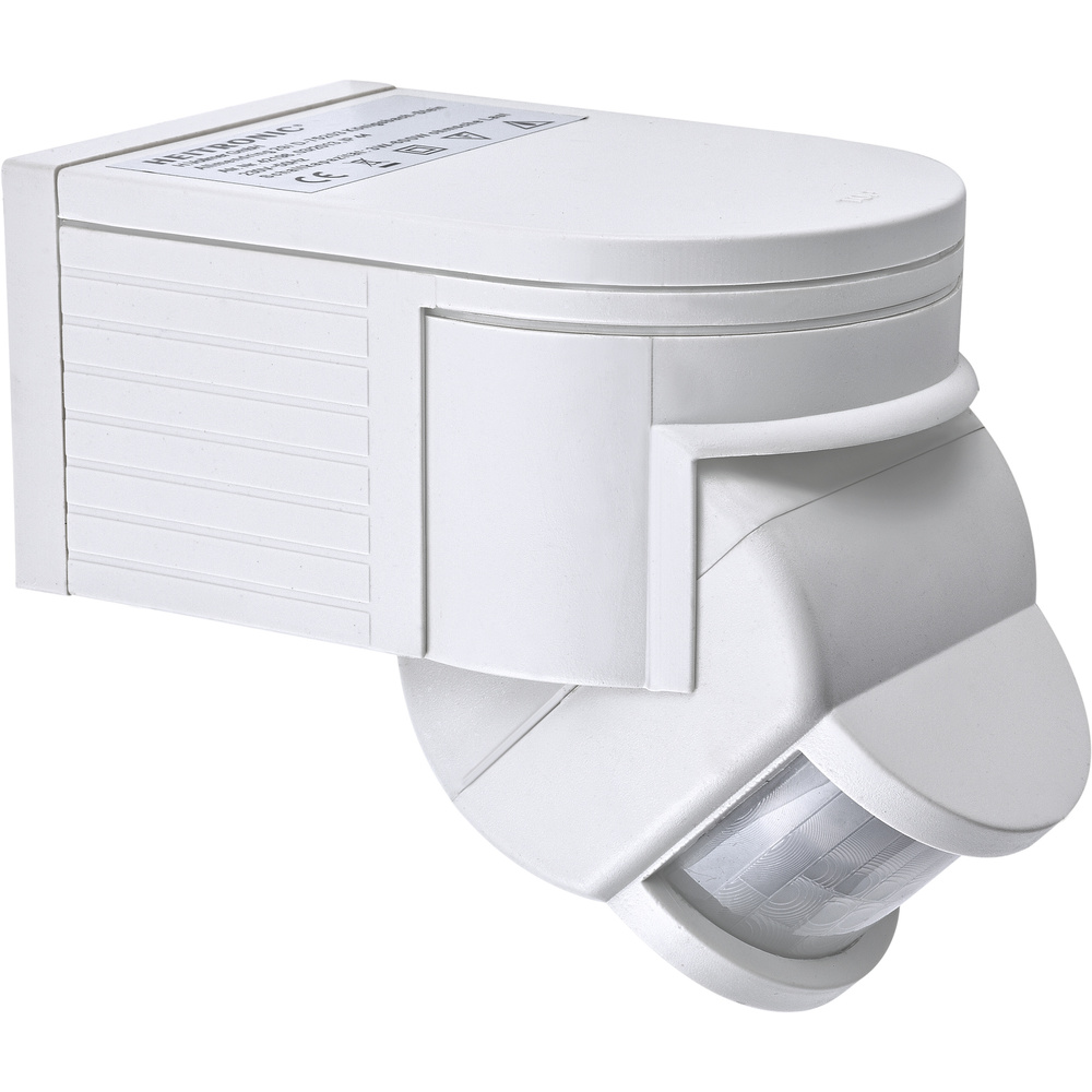 HEITRONIC 180°-PIR-Bewegungsmelder SALO, weiß, IP44, für LED-Betrieb geeignet