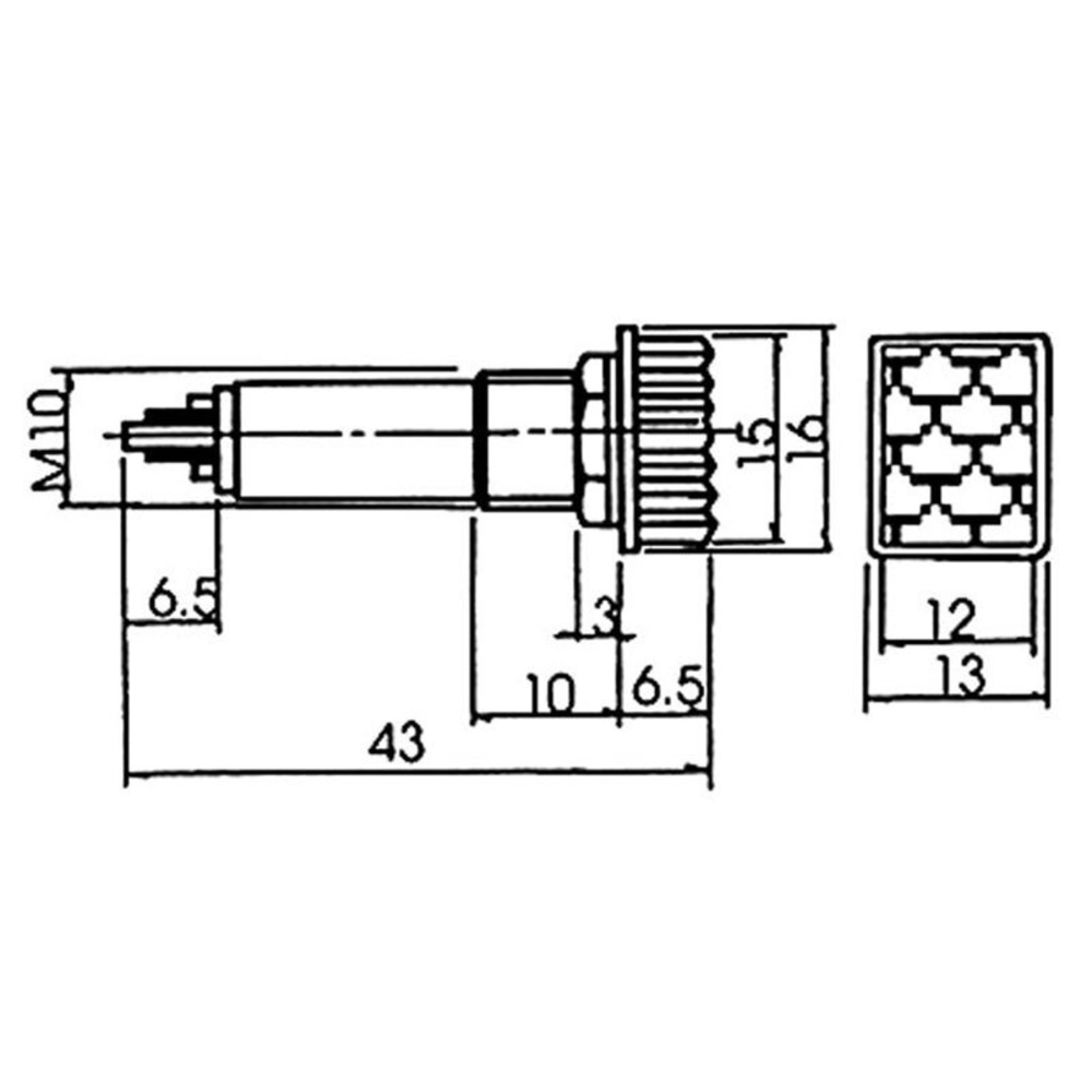 Signallampe neon 220 V, rot