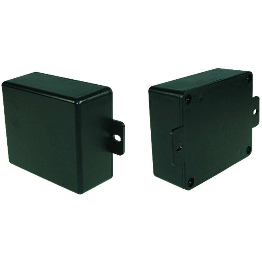 Strapubox Kunststoff-Gehäuse mit Lasche CO 4 ABS 70 x 60 x 30 mm, schwarz