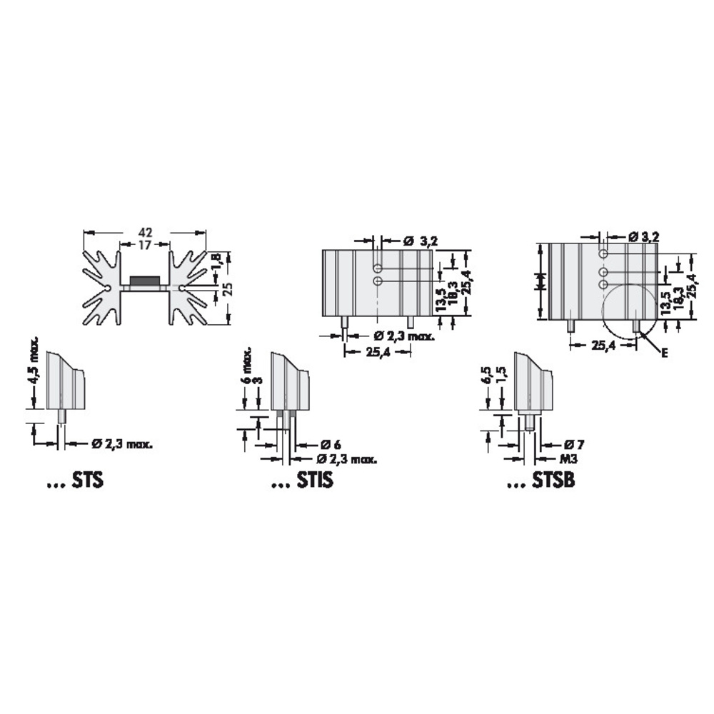 Fischer Elektronik Strangkühlkörper SK 129/25,4 STS für Schraubenbefestigung