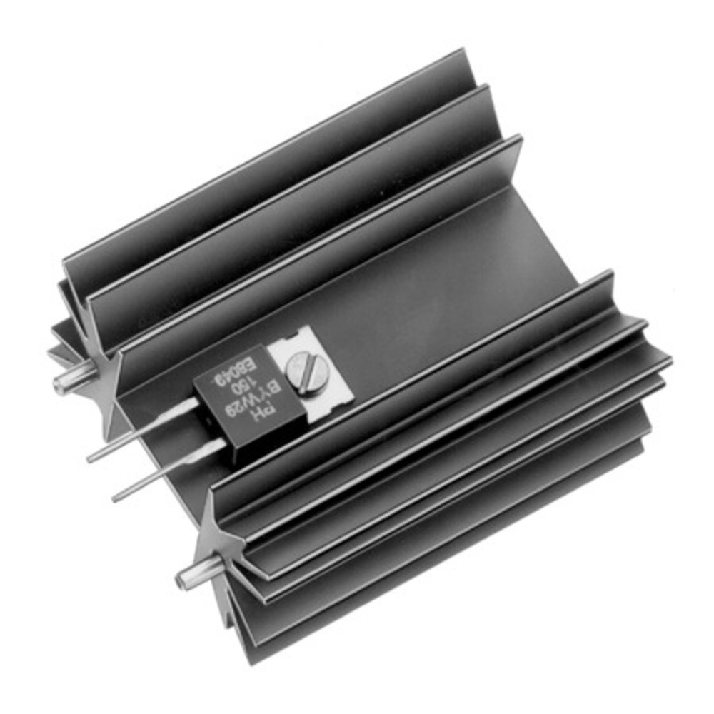Fischer Elektronik Strangkühlkörper SK 129/50,8 STS für Schraubenbefestigung