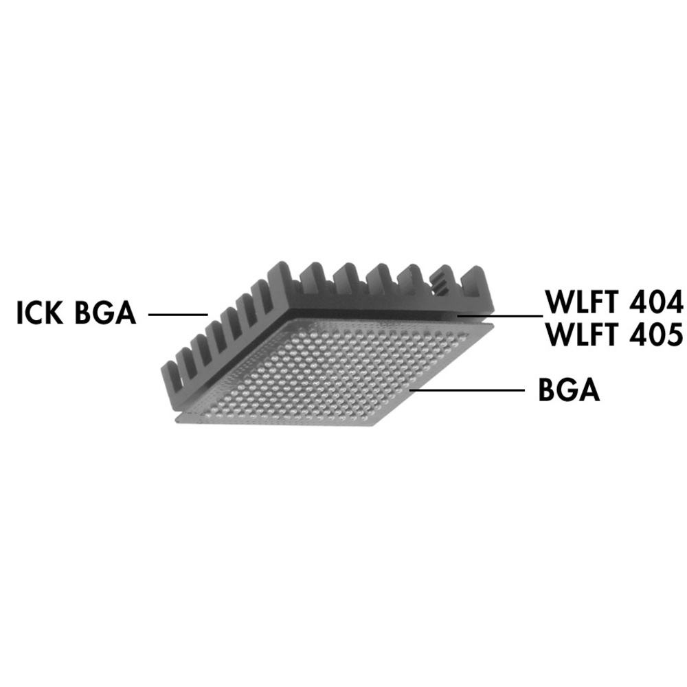 Kühlkörper ICK BGA 35 x 35 für Ball Grid Array