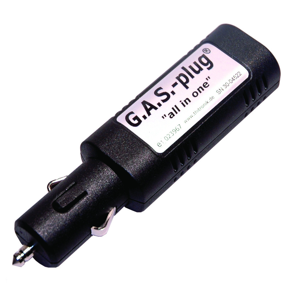 Thitronik Gaswarner G.A.S.-plug -all in one-, 12/24 V, detektiert Butangas, Propangas,Betäubungsgase