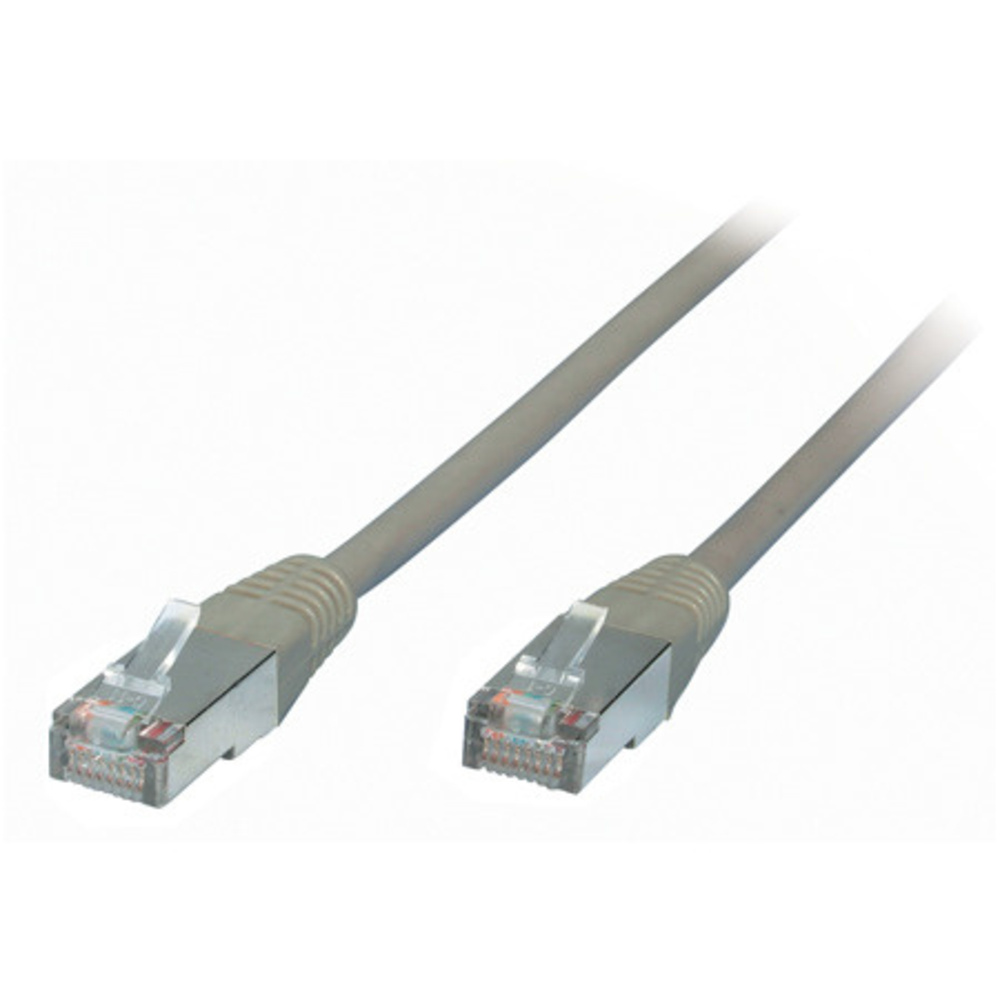 S-Conn Patchkabel, Cat. 6, S/FTP, PIMF, halogenfrei, grau, 5,0 m