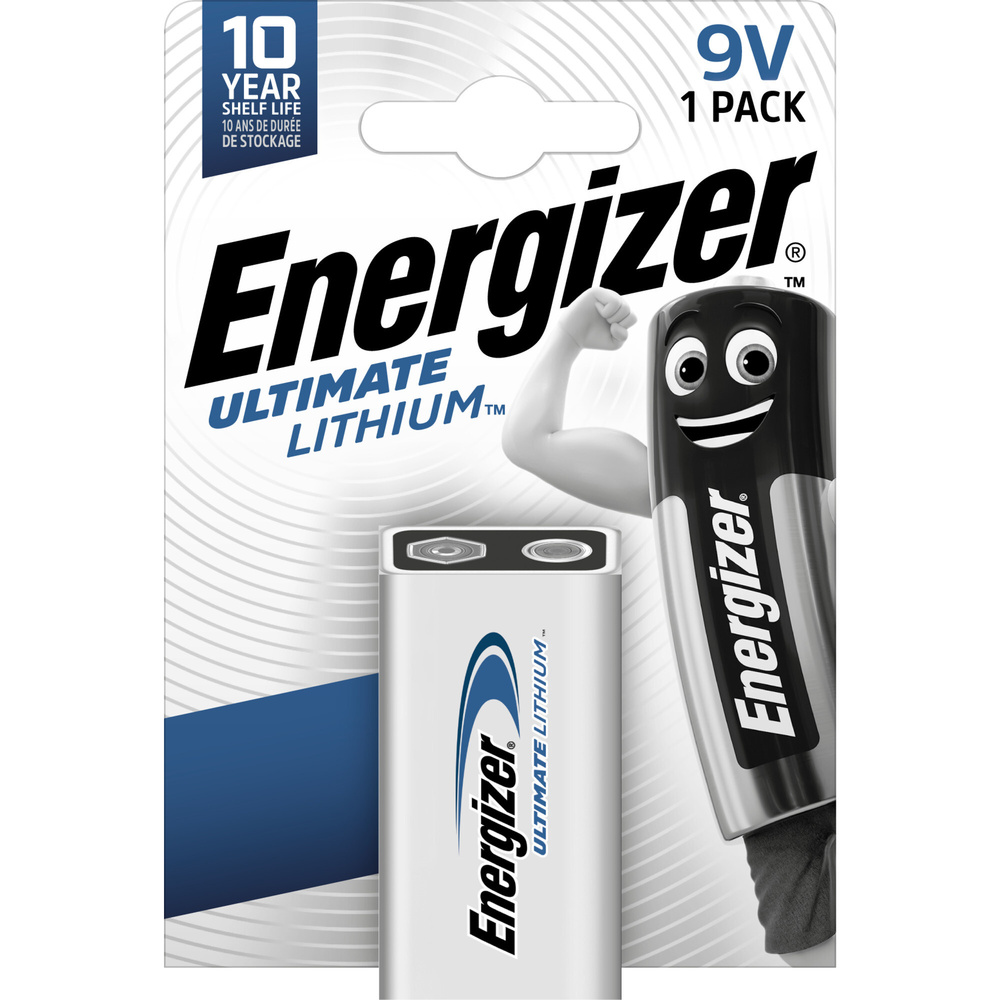 Energizer Ultimate Lithium-Batterie 9-V-Block