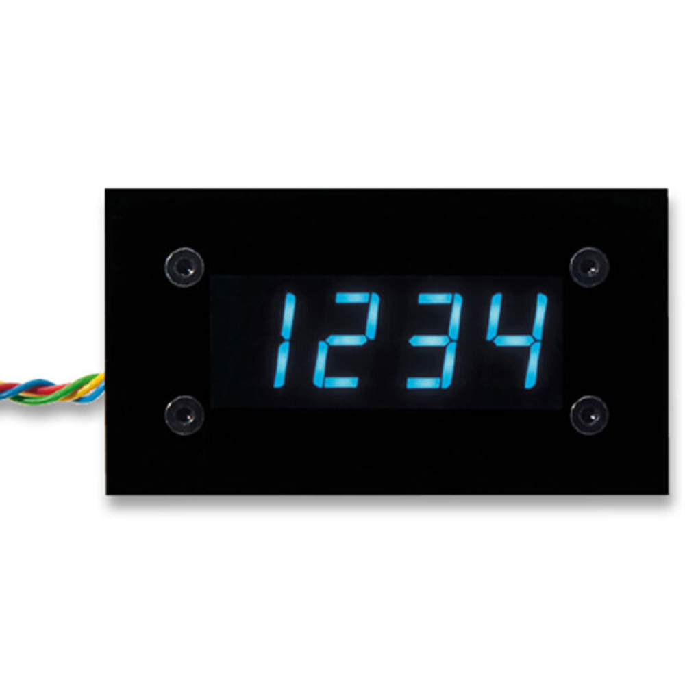 Komplettbausatz I2C-4-Digit LED Display I2C-4DLED, ohne Frontplatte