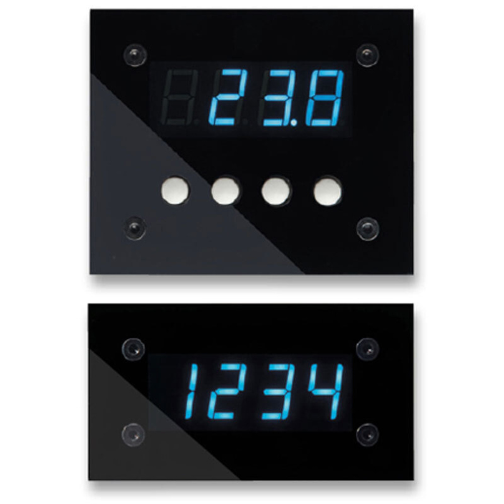 Komplettbausatz I2C-4-Digit LED Display I2C-4DLED, ohne Frontplatte