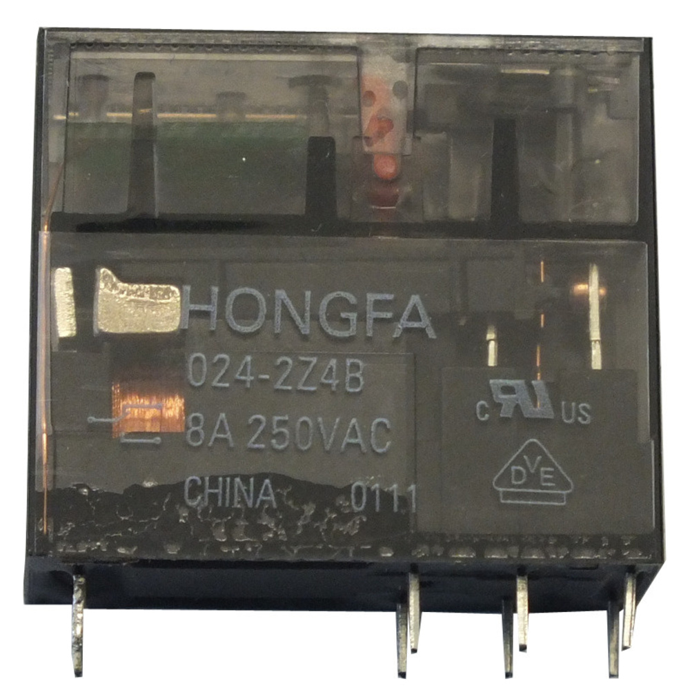 HONGFA Relais, 24 V, 2 Öffner-Schließer, HF115FP-024-2Z4B