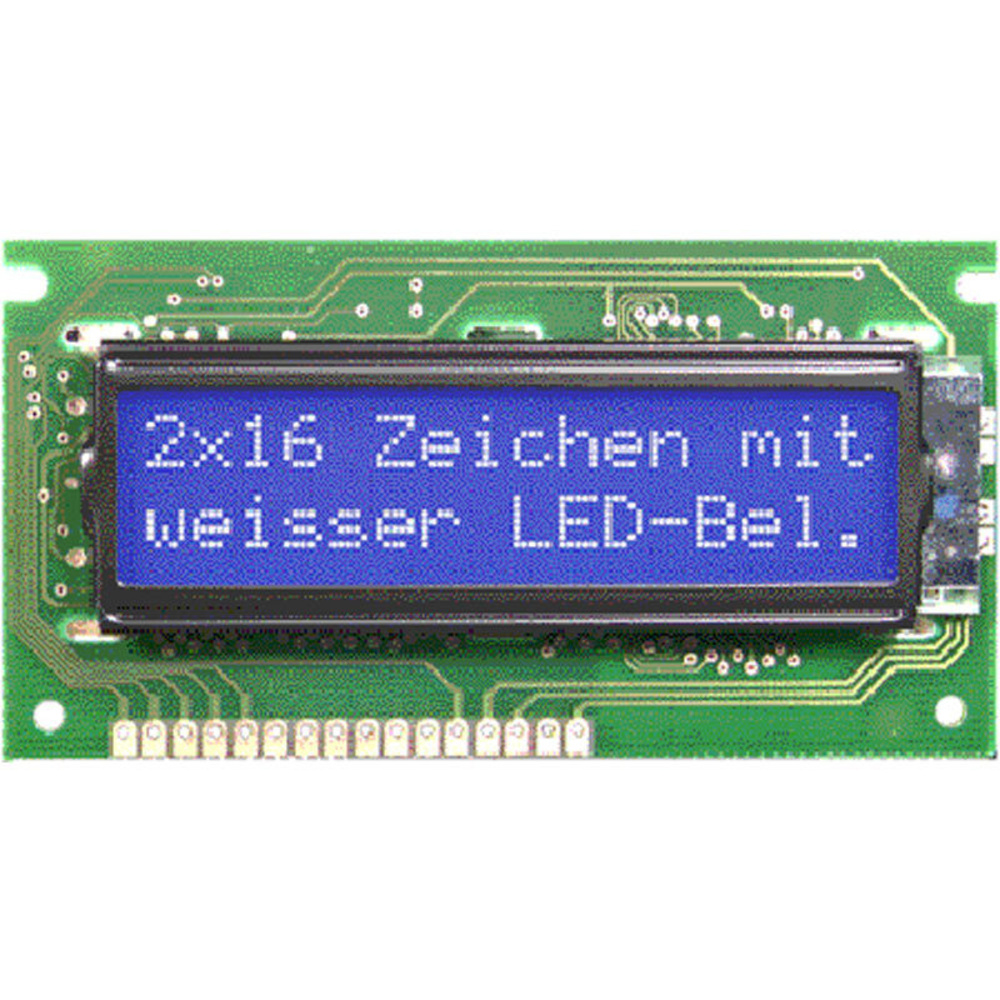 Electronic Assembly LCD-Punktmatrixdisplay EA W162B-NLW 5,56 mm 2x16