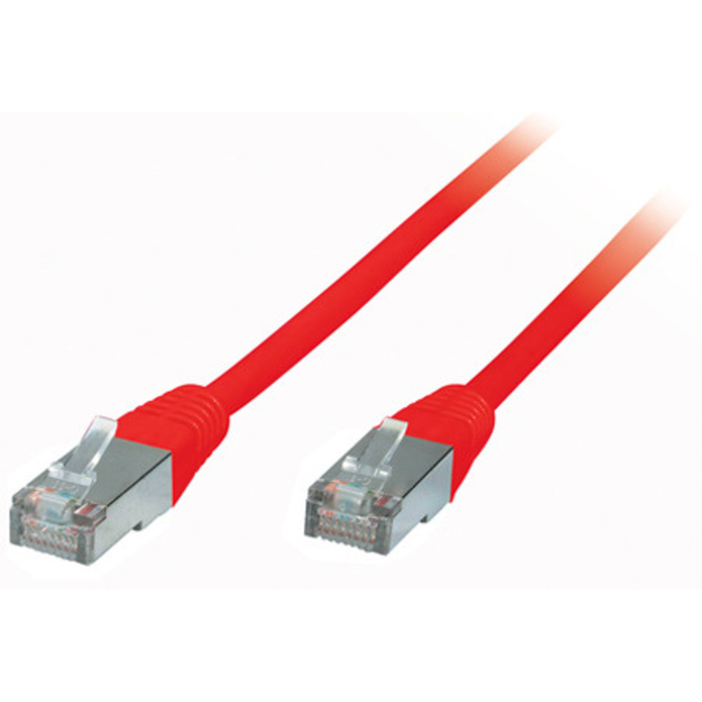 Patchkabel, Cat. 6, S/FTP, PIMF, Halogenfrei, rot, 3,0m